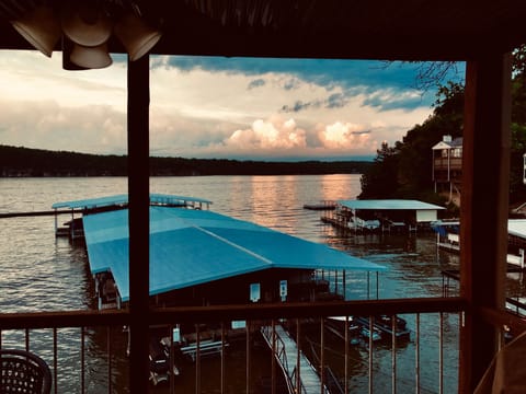 Evening view from the balcony!