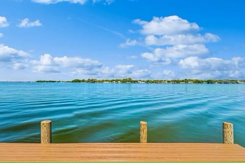 View from dock just steps away from house!