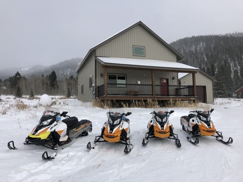 Snowmobile from Lodge to Lions Head just 2 miles away!