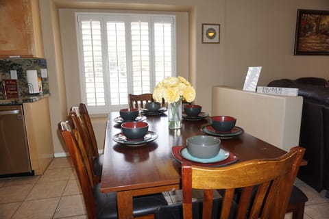 Dining Table, shown set for 6
