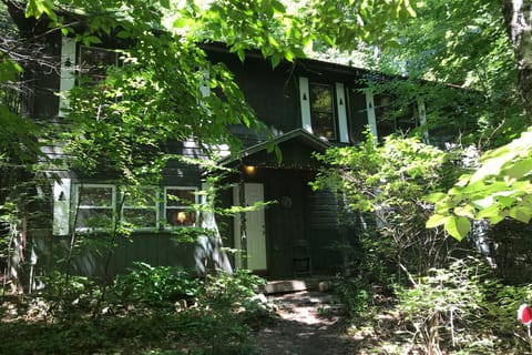 Woodland House in the summer.