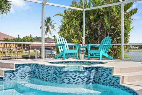 Relax and Soak up the Sun in the Hot Tub