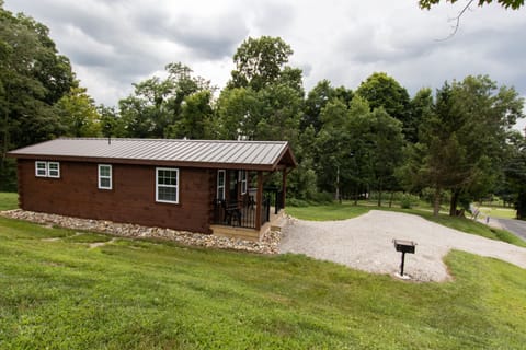 Cabin beside the Township Road.