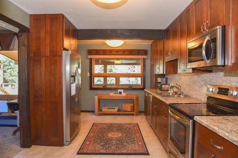 Your updated kitchen is fully stocked with everything you'll need!