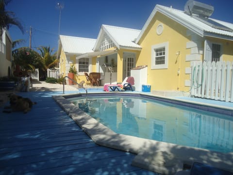 Photograph taken late afternoon. Seating in the pool for a leisurely sundowner.