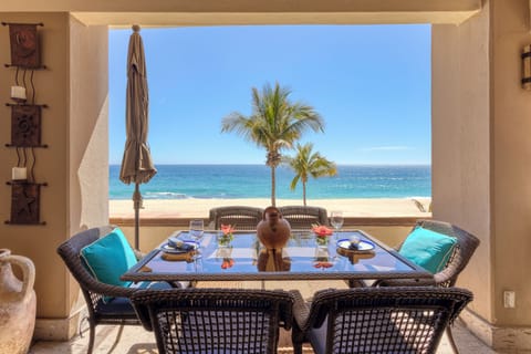Alfresco dining for 6 on your private balcony.