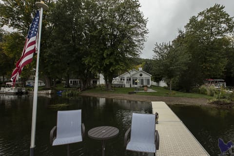 House viewed from seasonal dock