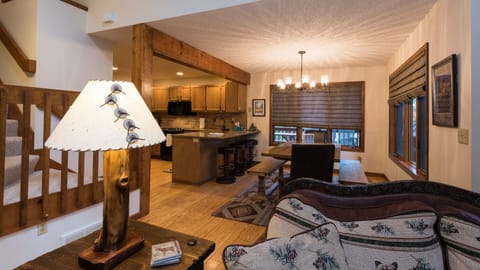 Dining Room and Kitchen from Living Room