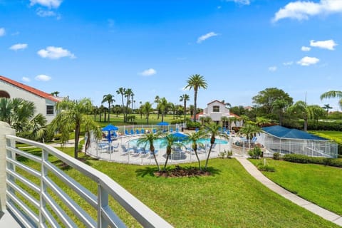 Pool View from Balcony