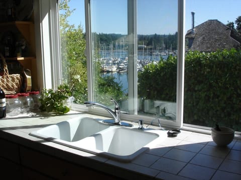 Even the sink comes with a view.
