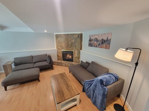 Living Room, Gas fire place.