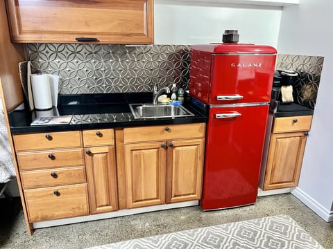 Fully stocked kitchen