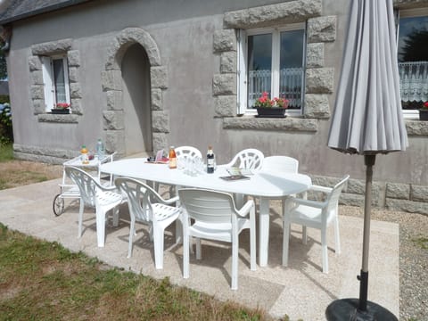 Terrace in front of the house