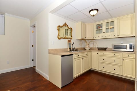 Lower level kitchenette
