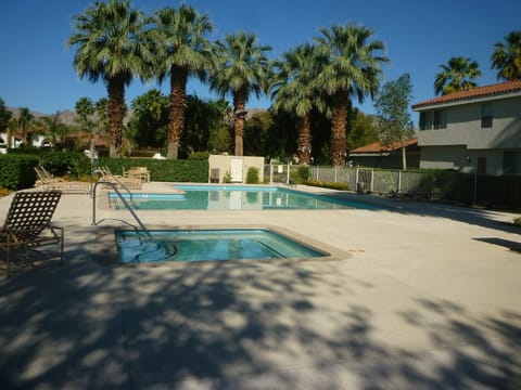 Pool and Hot tub -10 feet away from front door. Not private, but rarely used.