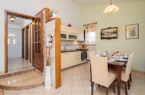 Kitchen and dining area