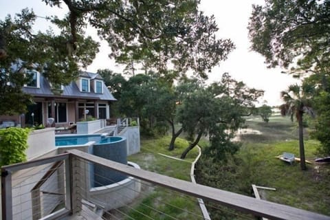 Back Yard, Pool Waterfall - Folly River View