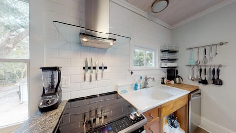 Coffee Corner and all the pots and dishes for a Gourmet Meal