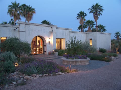 "Villa de las Palmas". . . old world patina  and charm of lime plaster exterior.