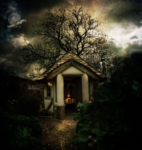 Sit in the bothy which offers tea making facilities, a wood burning stove and a cosy environment to enjoy the garden