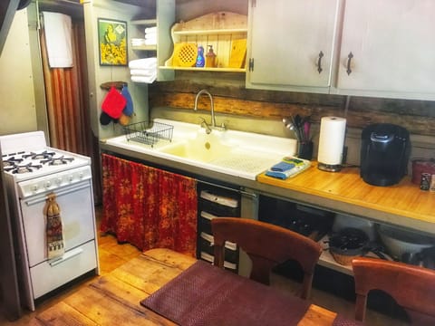 The porcelain sink in Annie's is a beautiful antique!