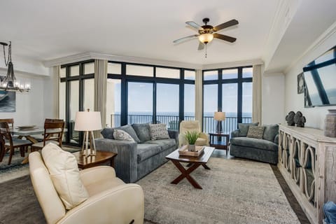 Newly renovated living room - new paint, furniture, rug, etc.
