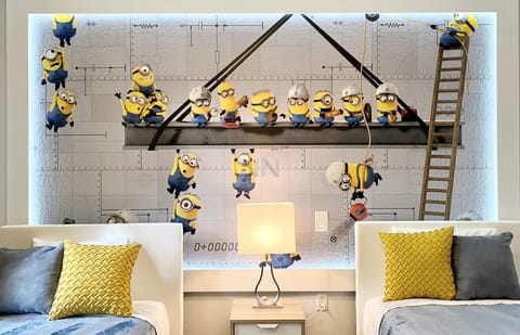 Enter the magical world of the Minions in our beautifully decorated bedroom