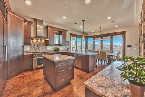 Fully Equipped Gourmet Kitchen with Great Views