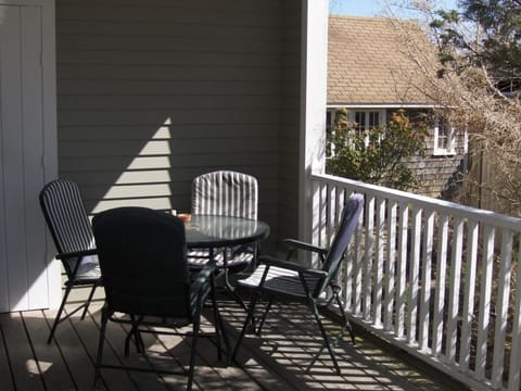 Large private deck off the bedroom.