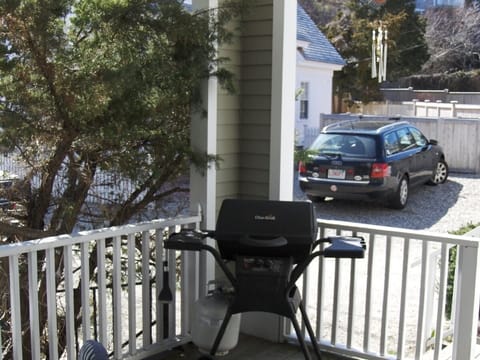 Grill on private deck.