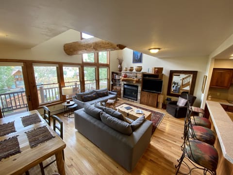 Open floor plan Living Room/Kitchen/Dining