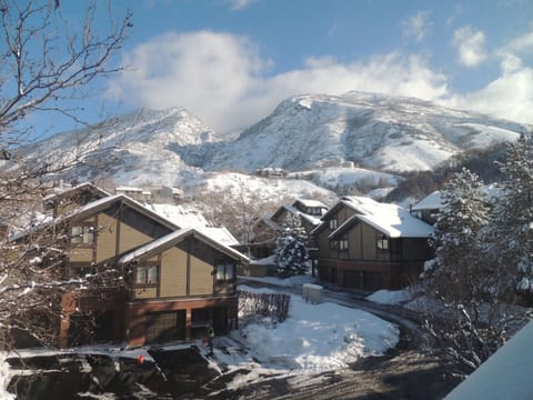 View from living room, hot tub deck and master bedroom