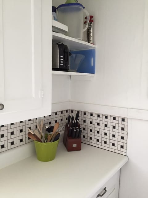 Just add food.. we have pots, pans, Keurig coffee pot, etc.