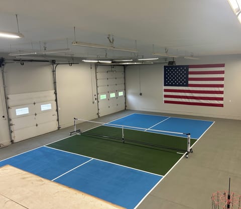 Indoor (heated) pickleball court