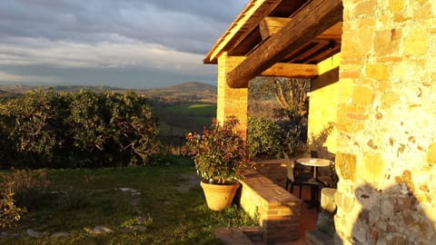 afternoon sunlight in the veranda