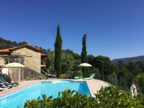 The pool at Casa das Oliveiras