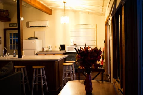 Seating around island.