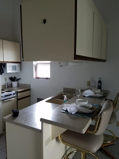 Fully stocked kitchen