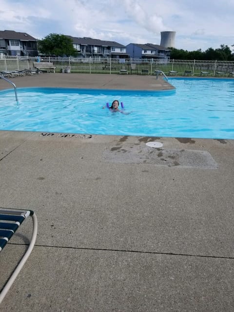 community pool across from condo