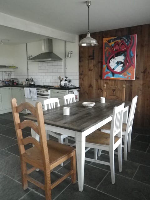 Kitchen and dining area