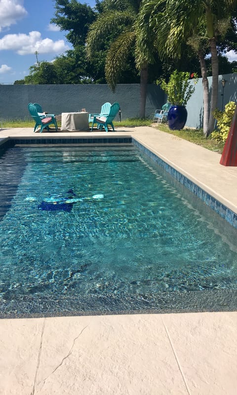 Heated pool 