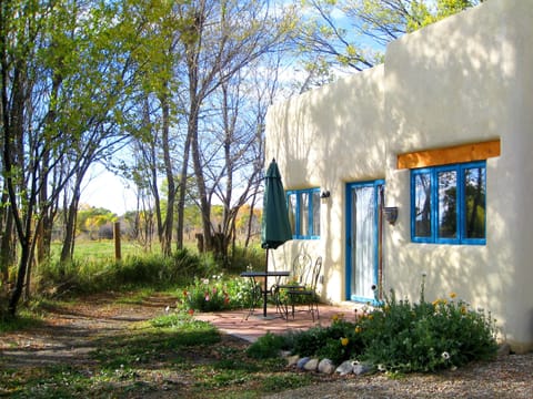 Enjoy the sunset from the side patio