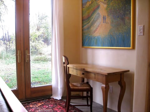 Patio Doors open out to hot Tub