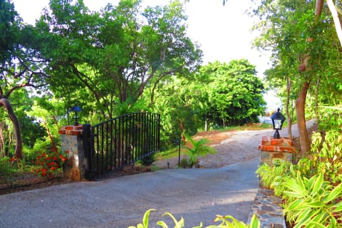 Drive Way entering the Villa property