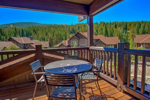 Enjoy stunning views from the private deck.