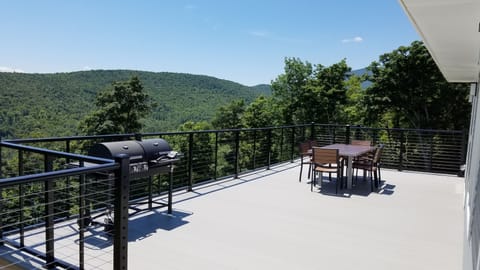 Stratton can be seen to the right at night when they turn on the lights