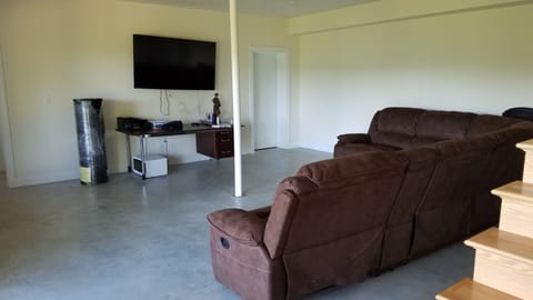 Downstairs family room