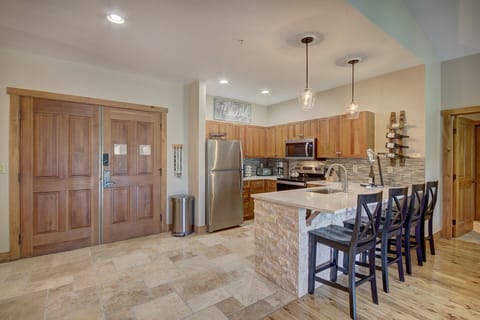 All new kitchen appliances. Island seats four for cozy breakfast.