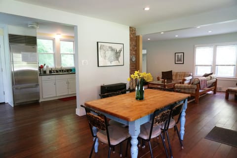Open first floor plan of dining room