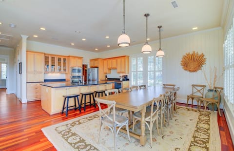 Open Kitchen and Dining Area